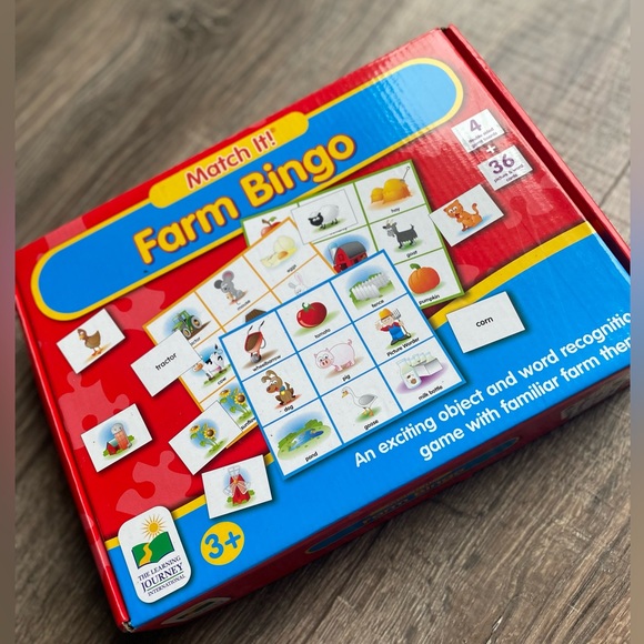 Match it Farm Bingo, used from pet and smoke free home - Picture 1 of 4
